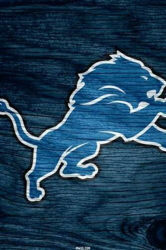 Detroit Lions Blue Weathered Wood Wallpaper For iPhone