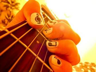 Red Music Notes Wallpaper Note Nails By
