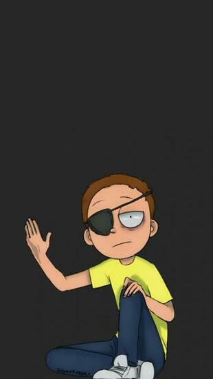 Screenlock Evil Morty By Gidan Kuroki