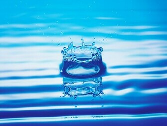 Earth Water Drop Wallpaper