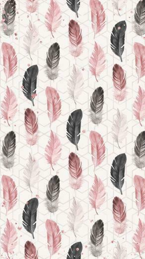 Claire On Background Feather Wallpaper Cute
