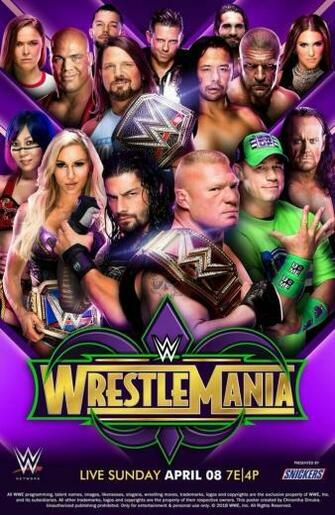 Wrestle Mania Wwe Pay Per S Wrestlemania