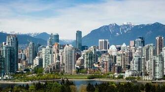 Buildings Skyscrapers Vancouver Wallpaper