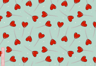 Cute Heart Candies Laptop Wallpaper