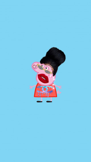 Peppa Pig House Wallpaper