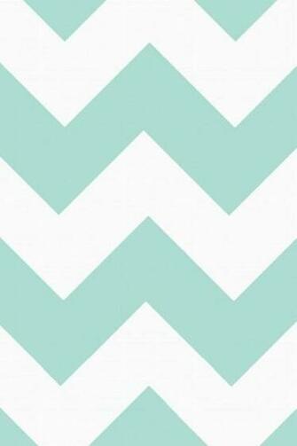 Mint Green Chevron iPhone Wallpaper
