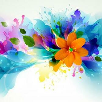 Abstract Flower Art Wallpaper Design Imgstocks