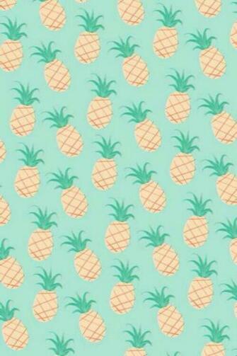 Background Cute Hipster iPhone Mint Pastel Pineapple Wallpaper
