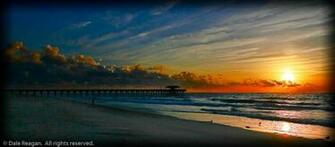 Tybee Island Fishing Pier At Sunrise Photo By