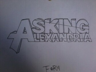 Asking Alexandria 3d Ized Logo By Sweeneysixx66