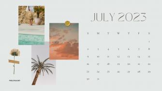 July Calendar Wallpaper HD Net