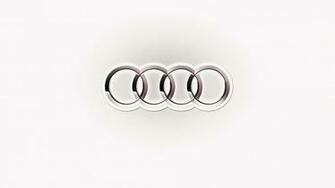 Audi Logo White Style