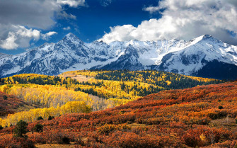 Hallett Peak And Flattop Mountain Colorado Wallpaper