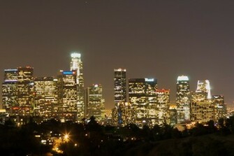 File Los Angeles Skyline At Night Jpg
