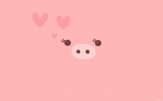 Cute Pig Background S Wallpaper