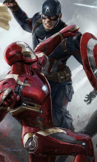 Captain America Civil War Concept Art Wallpaper Style