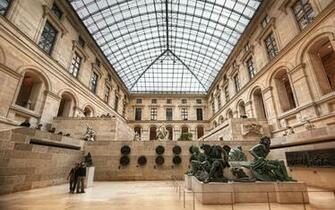 Louvre Interior Widescreen Wallpaper Wide Net