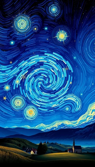 Starry Night Phone Wallpaper