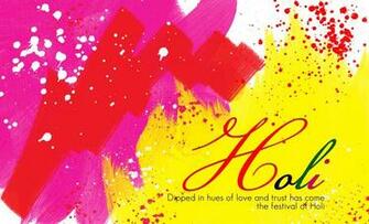 Holi Greetings Wallpaper HD