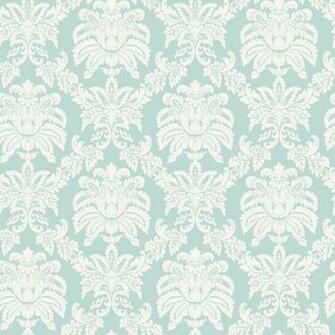 Damask Aqua Strippable Non Woven Prepasted Wallpaper Lowe S Canada