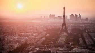 Theme Bin Archive Paris Sunset Skyline HD Wallpaper