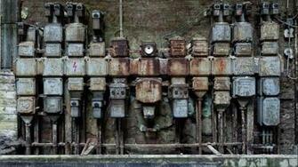 Cityscapes Machinery Abandoned Factory Wallpaper