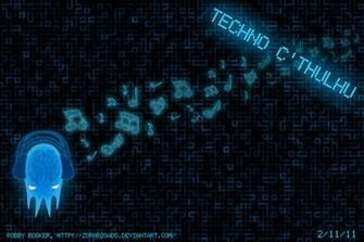 Techno Cthulhu Wallpaper By Zorarosado
