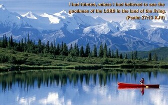 Scenic Wallpaper With Bible Verses