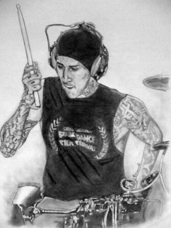 Travis Barker Drawing By Jordanh17