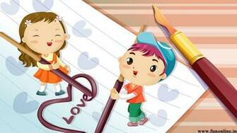 Cartoon Love Wallpaper Charming HD For