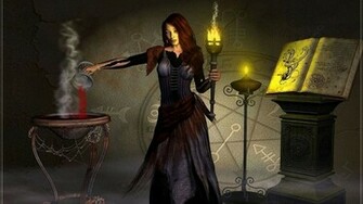 Witch Computer Wallpaper Desktop Background Id