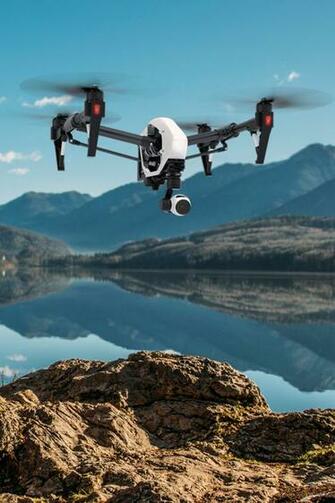 Dji Inspire Lake iPhone Wallpaper HD