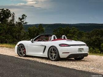 Porsche Boxster S Color White Us Spec Rear