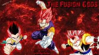 Super Saiyan God Fusion Fan Art Poster Desktop And Mobile Wallpaper