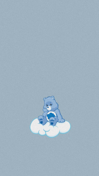 Care Bear Grumpy Wallpaper Cartoon iPhone