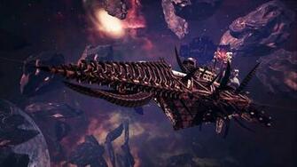 Battlefleet Gothic Armada Chaos Battleship HD Wallpaper