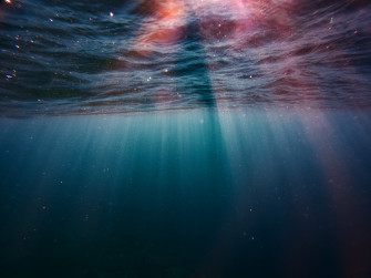 Underwater Sunbeams 4k HD Photography Wallpaper Image