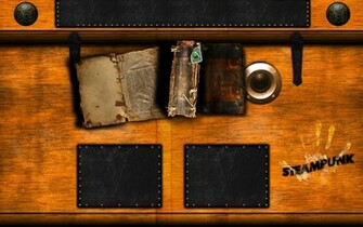 Steampunk Desk Old Books By Inception8 Customization Wallpaper HDtv