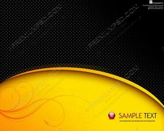 Black And Yellow Background Composition Psd Premium
