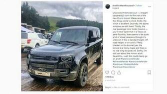 Land Rover Defender Seen Camo On No Time To Die Movie Set