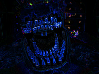 Nightmare Bonnie Backround By Fnafdude223