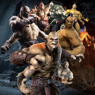 Goro The Powerful Shokan Warrior From Mortal Kombat Wallpaper
