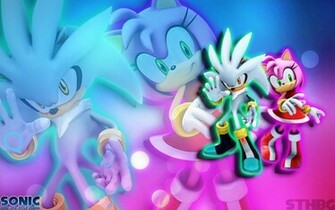 Silver And Amy The Hedgehog Wallpaper By Sonicthehedgehogbg On