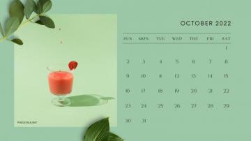 October Calendar Wallpaper HD Desktop Net