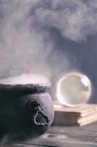 Spooky Cauldron iPhone Wallpaper Best Halloween Phone