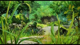Scenery Anime Forest Wallpaper HD