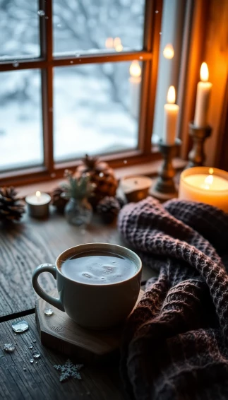 Winter Coffee Wallpaper