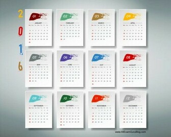Year Calendar Wallpaper By Month