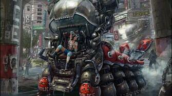 Cyberpunk Background Net