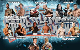Wrestlemania Matchcard Wallpaper By Brightrai